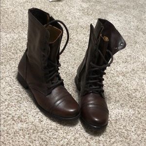 Steve Madden combat boots
